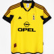 1999/2000 AC Milan Away Yellow Retro Soccer Jersey