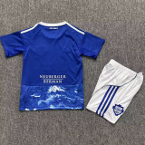 2025/26 Como Home Blue Kids Soccer Jersey