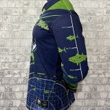 2022/23 Canberra Raiders Rugby Fishing Jersey 突击者