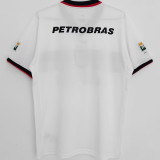 2001 Flamengo Away White Retro Soccer Jersey