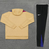 2025 BA Gold Hoody Zipper Jacket Tracksuit