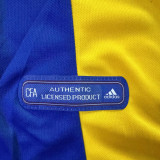 2000 Romania Home Yellow Retro Fans Soccer Jersey