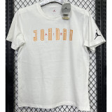 2025 Jordan White High Quality Casual T-Shirt   T174