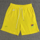 2025 NK Yellow Embroidered Multicolor Logo Casual Short Pants CN02黄