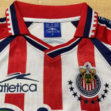 1999/2000 Chivas Home Red Retro Long Sleeve Soccer Jersey
