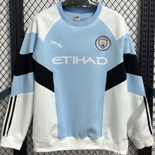 2026 Man City Home Blue And White Training Sweater