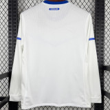 2010 Netherlands Away White Retro Long Sleeve Soccer Jersey