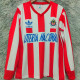 1991/1992 Chivas Home Red Retro Long Sleeve Soccer Jersey