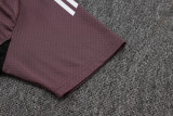 2025/26 M Utd Grey Purple POLO Sweater Tracksuit