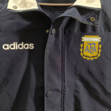 2025 Argentina Black Retro Windbreaker