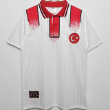 1990 Turkey Home White Retro Retro Jersey
