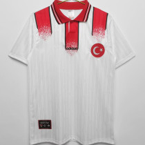 1990 Turkey Home White Retro Retro Jersey