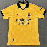 PULISIC #11  AC Milan Third Yellow Fans Soccer Jersey 2025/26 ★★