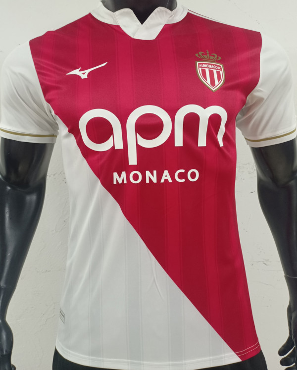 2025/26 Monaco Home Player Version Soccer Jersey