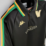 2022/23 Venezia FC Home Black Long Sleeve Fans Jersey
