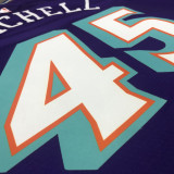 Jazz MITCHELL #45 Snow Mountain Edition Purple NBA Jerseys Hot Pressed