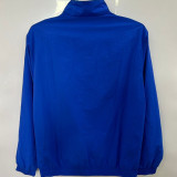 1986 Argentina Blue And White Retro Reversible Windbreaker 双面