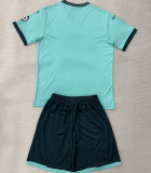 2025/26 Wolves Away Blue Kids Soccer Jersey