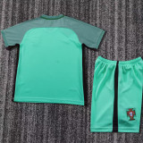 2016 Portugal Away Kids Retro Soccer Jersey