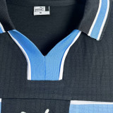 1998/99 Lazio Away Black Retro Long Sleeve Soccer Jersey