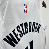 2025 Nuggets  WESTBROOK #4  White City Edition NBA Jersey