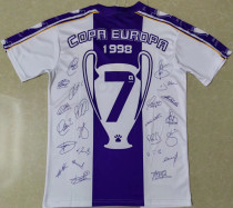 RM 7Cup COPA EUROPA 1998 Retro Soccer Jersey 7次冠军纪念版