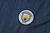 2025/26 Man City Sapphire Blue Training Jersey(A Set)
