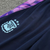 2025 Argentina Blue Hoody Zipper Jacket Tracksuit