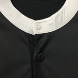 RONALDO # 7 RM Black Dragon Retro Long Sleeve Jersey 2014/15 (Have All Patch) (2014+10) 全套章 ★★