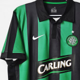 2005/07 Celtic Away Green Retro Soccer Jersey