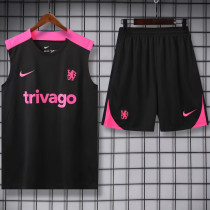 2025 CFC Black Vest Training Jersey(A Set)