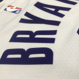 Lakers BRYANT #8 White City Edition NBA Jerseys