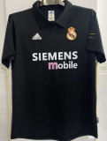 2002/03 RM Away Black Edición Centenaria Retro Jersey