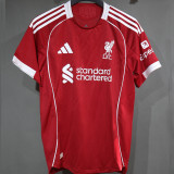 2025/26 LFC Home Red Player Version Jersey