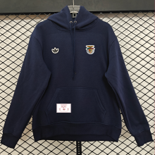 2026 Benfica Royal Blue Retro Style Hoody  小绣花 宝蓝色