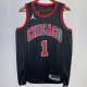 2023/24 Bulls ROSE #1 Black NBA Jerseys 热压