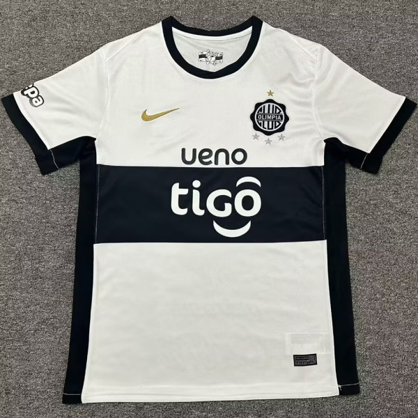 2025/26 Club Olimpia Home White Fans Soccer Jersey