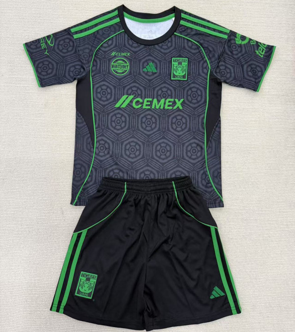 2025/26 Tigres Third Kids Soccer Jersey