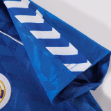 1986/87 RM Away Blue Retro Soccer Jersey