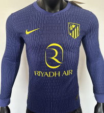 2025/26 ATM Away Player Version Long Sleeve Soccer Jersey