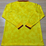 19994/1995 AC Milan Third Yellow Retro Long Sleeve Soccer Jersey