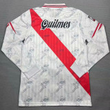 1996 River Plate Home Retro Long Sleeve  Soccer Jersey