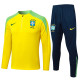 2025 Brazil Yellow Sweater Tracksuit