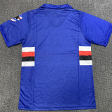1990/91 Sampdoria Home Retro Soccer Jersey