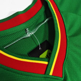 2002 Senegal Home Green Retro Soccer Jersey