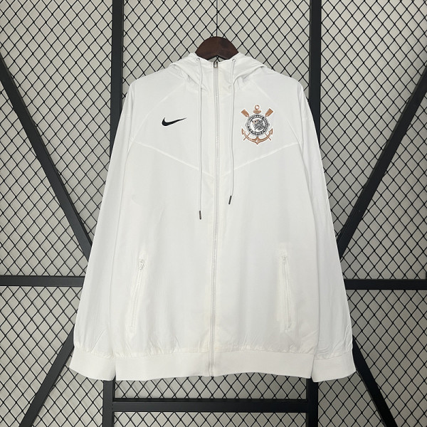 2024 Corinthians White Windbreaker