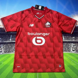2025/26 Lille Home Red Fans Soccer Jersey