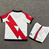2025/26 Vallecano Home White Kids Soccer Jersey