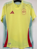 2024/25 Spain Away Yellow Player Version Soccer Jersey