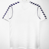1989/90 RM White Home Retro Soccer Jersey